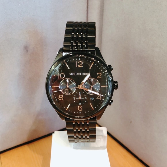 Michael Kors Merrick Stainless Steel Watch - Picture 2 of 6